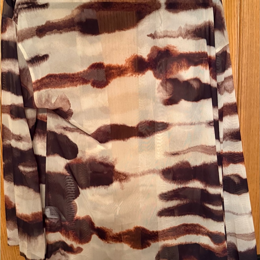 Zara Multicolor Patterned Top - image 1